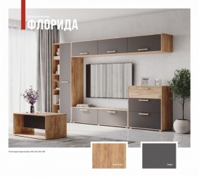 ФЛОРИДА Гостиная (модульная) дуб золотой/графит в Новоуральске - novouralsk.mebel24.online | фото