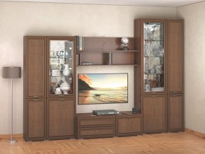 Гостиная-горка Ливорно орех в Новоуральске - novouralsk.mebel24.online | фото 1