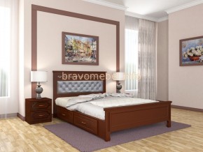 ГРАЦИЯ Кровать из массива 1600 с 2-мя ящиками  в Новоуральске - novouralsk.mebel24.online | фото 2