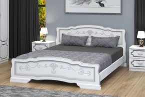 КАРИНА-6 Кровать из массива 1200 (Белый Жемчуг) в Новоуральске - novouralsk.mebel24.online | фото