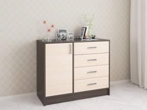 Комод Катрин-6 венге/дуб молочный в Новоуральске - novouralsk.mebel24.online | фото