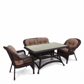 Комплект плетеной мебели T130/LV-520BB-Brown_Beige в Новоуральске - novouralsk.mebel24.online | фото 1