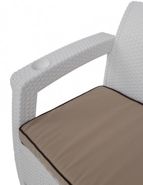 Комплект уличной мебели Yalta Premium Terrace Set (Ялта) белый (+подушки под спину) в Новоуральске - novouralsk.mebel24.online | фото 5