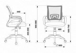 Кресло компьютерное CH-695N/R/TW-11 в Новоуральске - novouralsk.mebel24.online | фото 12