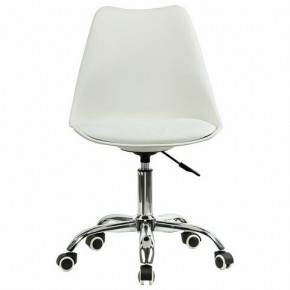 Кресло стул BRABIX "Eames MG-310 CH", хром, пластик белый, экокожа белая, 532923 в Новоуральске - novouralsk.mebel24.online | фото 1