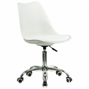 Кресло стул BRABIX "Eames MG-310 CH", хром, пластик белый, экокожа белая, 532923 в Новоуральске - novouralsk.mebel24.online | фото 2