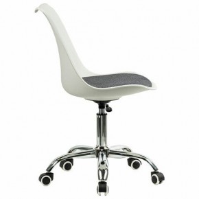 Кресло стул BRABIX "Eames MG-310 CH", хром, пластик белый, ткань серая, 532924 в Новоуральске - novouralsk.mebel24.online | фото 3