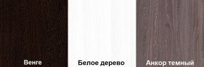 Кровать-чердак Пионер 1 (800*1900) Белое дерево, Анкор темный, Венге в Новоуральске - novouralsk.mebel24.online | фото 3