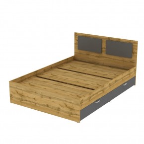 Кровать Ольга L37 (1200) 4 ящика (ДВ-Графит) в Новоуральске - novouralsk.mebel24.online | фото