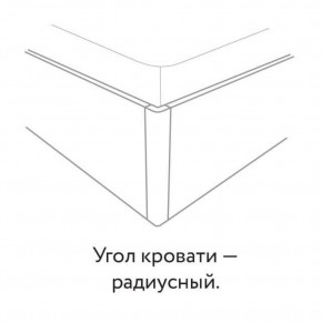 Кровать "Сандра" БЕЗ основания 1400х2000 в Новоуральске - novouralsk.mebel24.online | фото 3