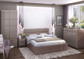 Кровать Вегас 1,6м Шимо темный в Новоуральске - novouralsk.mebel24.online | фото 2