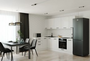 Кухонный гарнитур Белый Глянец 2600*1600 (Стол. 38мм) в Новоуральске - novouralsk.mebel24.online | фото 1