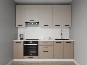 Кухонный гарнитур Каппучино 2400 h950 (Стол. 26мм) в Новоуральске - novouralsk.mebel24.online | фото