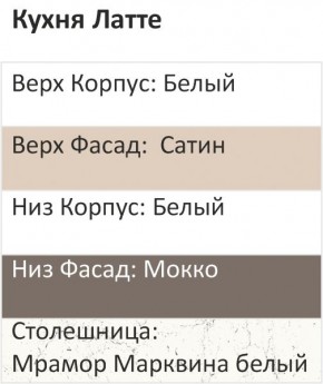 Кухонный гарнитур Латте 1200 (Стол. 38мм) в Новоуральске - novouralsk.mebel24.online | фото 3