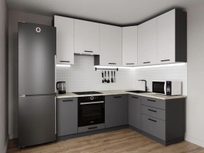 Кухонный гарнитур Меренга 2200*1600 h950 (Стол. 26мм) в Новоуральске - novouralsk.mebel24.online | фото 1