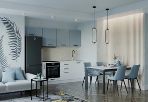 Кухонный гарнитур Ниагара 2550 (Стол. 26мм) в Новоуральске - novouralsk.mebel24.online | фото 1