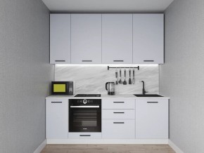 Кухонный гарнитур Смоки 2200 h950 (Стол. 38 мм) в Новоуральске - novouralsk.mebel24.online | фото 1