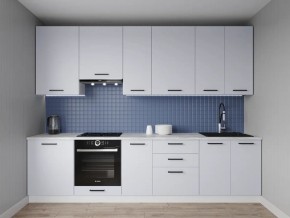 Кухонный гарнитур Смоки 2400 h950 (Стол. 26мм) в Новоуральске - novouralsk.mebel24.online | фото