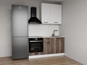 Кухонный гарнитур Старое Дерево 1600 h950 (Стол. 38мм) в Новоуральске - novouralsk.mebel24.online | фото