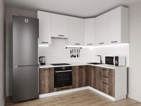 Кухонный гарнитур Старое Дерево 2200*1600 h950 (Стол. 26мм) в Новоуральске - novouralsk.mebel24.online | фото