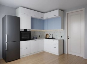 Кухонный гарнитур угловой Капри 2200*1700 (Стол. 38мм) в Новоуральске - novouralsk.mebel24.online | фото
