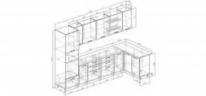 Кухонный гарнитур Умбра 3200*1400 (Стол. 26мм) в Новоуральске - novouralsk.mebel24.online | фото 2