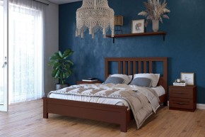 ЛАУРА Кровать из массива 1400 в Новоуральске - novouralsk.mebel24.online | фото 1