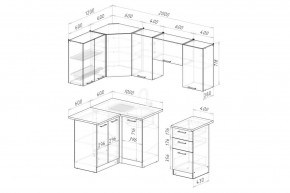 ЛИОРА Кухонный гарнитур Оптима 5 (1200*2000 мм) в Новоуральске - novouralsk.mebel24.online | фото 2