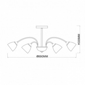 Люстра на штанге Escada Bouquet 1148/12P в Новоуральске - novouralsk.mebel24.online | фото 3