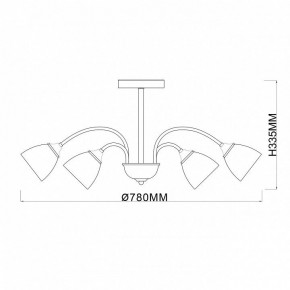 Люстра на штанге Escada Bouquet 1148/9P в Новоуральске - novouralsk.mebel24.online | фото 3