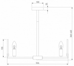 Люстра на штанге Eurosvet Marble 60158/5 латунь в Новоуральске - novouralsk.mebel24.online | фото 3