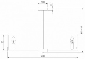 Люстра на штанге Eurosvet Marble 60158/7 латунь в Новоуральске - novouralsk.mebel24.online | фото 2