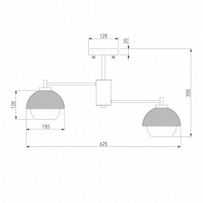 Люстра на штанге Eurosvet Nocciola 70106/6 черный в Новоуральске - novouralsk.mebel24.online | фото 5