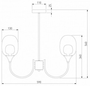 Люстра на штанге Eurosvet Spritz 70217/6 латунь в Новоуральске - novouralsk.mebel24.online | фото 5