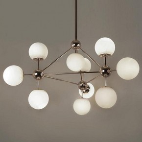 Люстра на штанге Imperiumloft Modo Chandelier White Glass 40,514 в Новоуральске - novouralsk.mebel24.online | фото