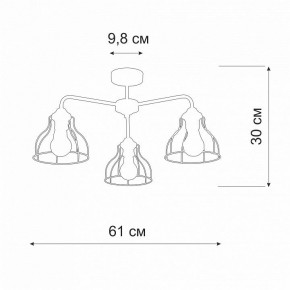 Люстра на штанге Vitaluce V3102 V3102-1/3PL в Новоуральске - novouralsk.mebel24.online | фото 2