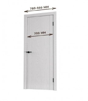 Межкомнатная дверь Bolivar Каньон браун (комплект) 700 в Новоуральске - novouralsk.mebel24.online | фото