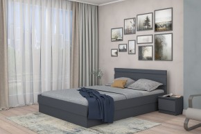 МС "Хилтон" Кровать 1,6 (графит) в Новоуральске - novouralsk.mebel24.online | фото