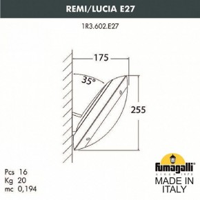 Накладной светильник Fumagalli Lucia 1R3.602.000.LYE27 в Новоуральске - novouralsk.mebel24.online | фото 2