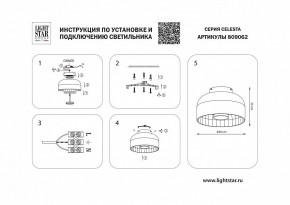 Накладной светильник Lightstar Celesta 809062 в Новоуральске - novouralsk.mebel24.online | фото 4
