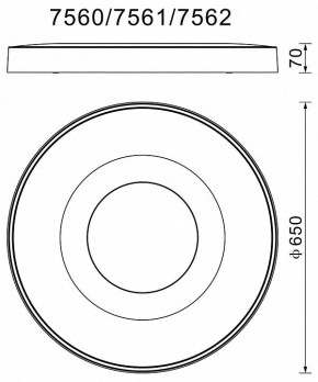 Накладной светильник Mantra Coin 7690 в Новоуральске - novouralsk.mebel24.online | фото 3