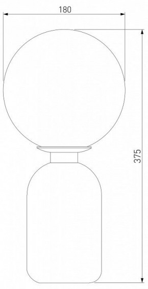 Настольная лампа декоративная Eurosvet Bubble 01197/1 белый в Новоуральске - novouralsk.mebel24.online | фото 2