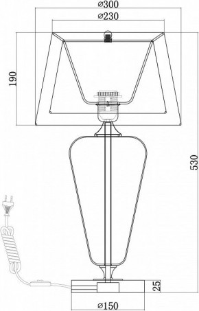 Настольная лампа декоративная Maytoni Verre Z005TL-01CH в Новоуральске - novouralsk.mebel24.online | фото 4