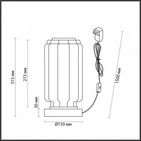 Настольная лампа декоративная Odeon Light Jam 5408/10TL в Новоуральске - novouralsk.mebel24.online | фото 4