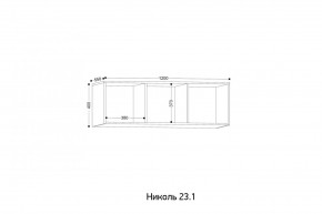 НИКОЛЬ 23.1 Антресоль в Новоуральске - novouralsk.mebel24.online | фото 2