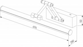 Подсветка для картины Elektrostandard Monza a064138 в Новоуральске - novouralsk.mebel24.online | фото 4