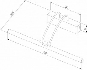 Подсветка для зеркала Elektrostandard Simple a063698 в Новоуральске - novouralsk.mebel24.online | фото 3