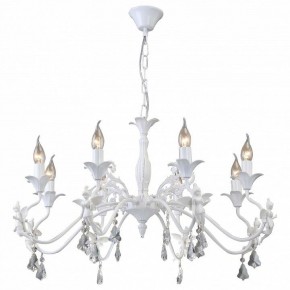 Подвесная люстра Arte Lamp Angelina A5349LM-8WH в Новоуральске - novouralsk.mebel24.online | фото 3