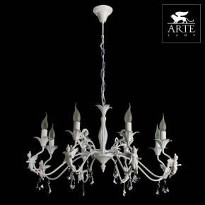 Подвесная люстра Arte Lamp Angelina A5349LM-8WH в Новоуральске - novouralsk.mebel24.online | фото 4
