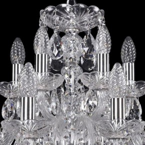 Подвесная люстра Bohemia Ivele Crystal 1402 1402/12+6/240/Ni в Новоуральске - novouralsk.mebel24.online | фото 4